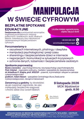 Fałszywy policjant, deepfake i wyłudzenie BLIK. Spotkanie w Mysłowicach